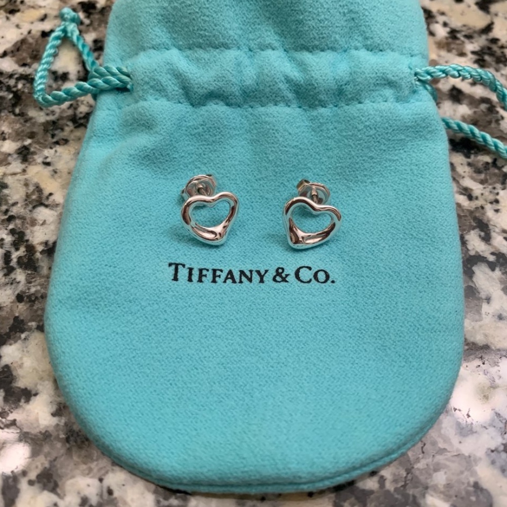 Tiffany & Co. Elsa Peretti Open Heart Earrings